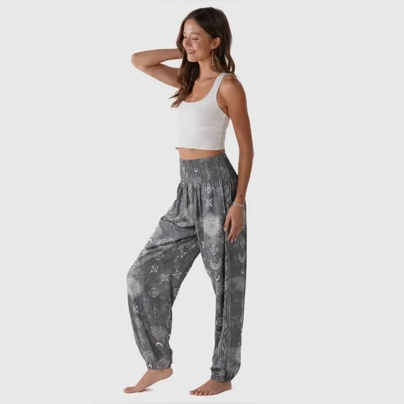 🆕🤍🌙GRAY MOON HEREM PANTS - Picture 5 of 5